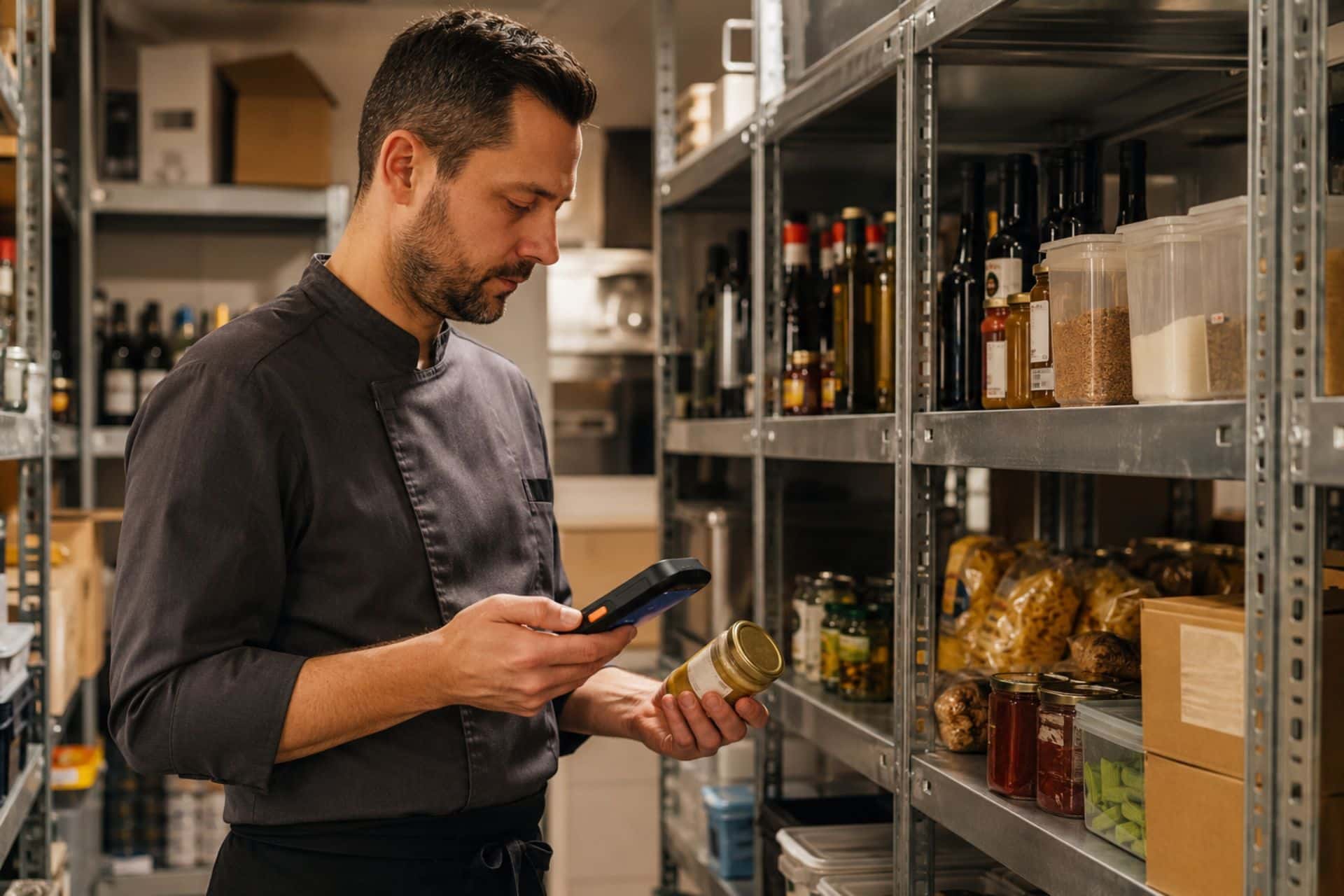 Voditelj restorana provodi inventuru zaliha uz digitalni sustav eKonobar