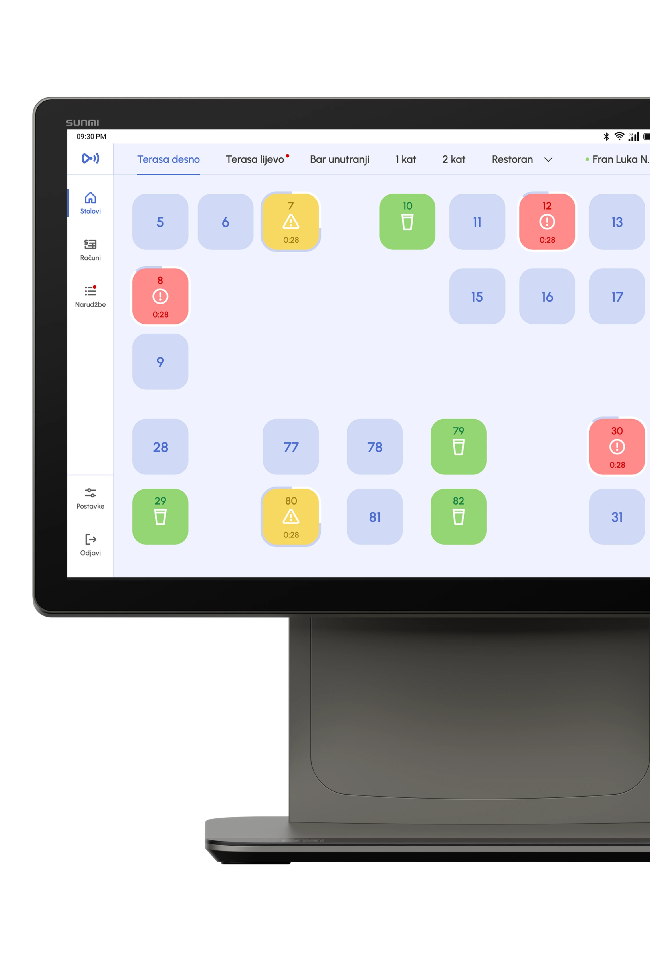 eKonobar POS blagajna na tabletu za ugostiteljstvo i trgovinu